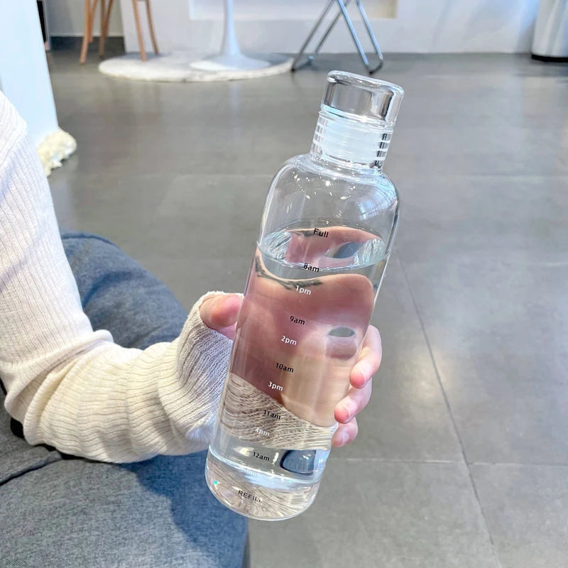 Botella de agua deportiva
