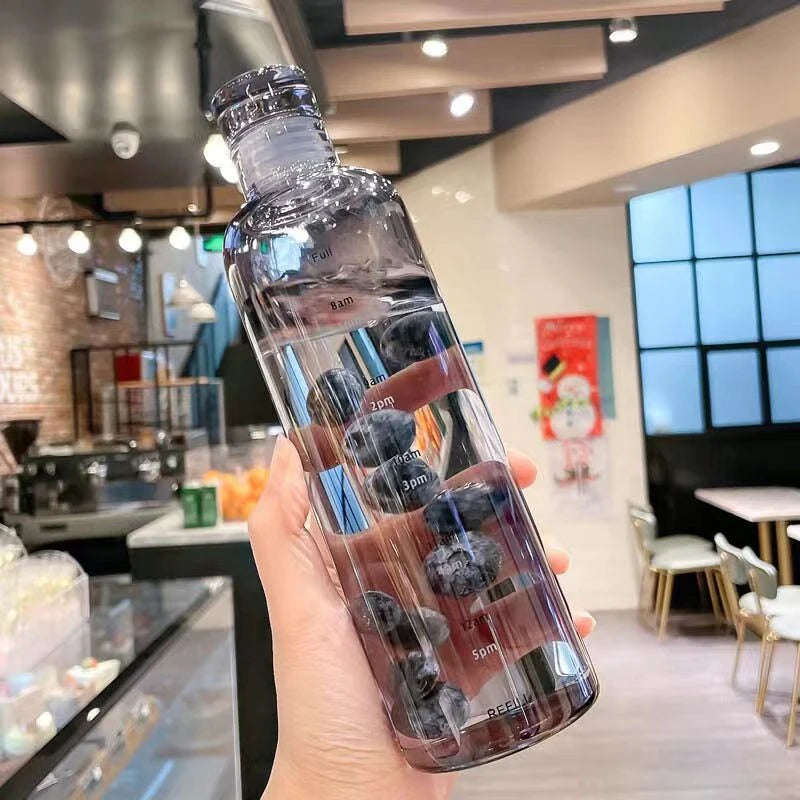 Botella de agua deportiva