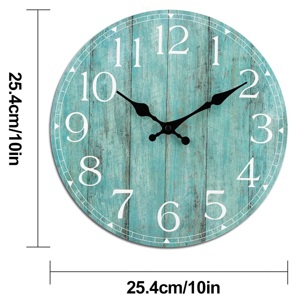 Reloj de pared de madera moderno