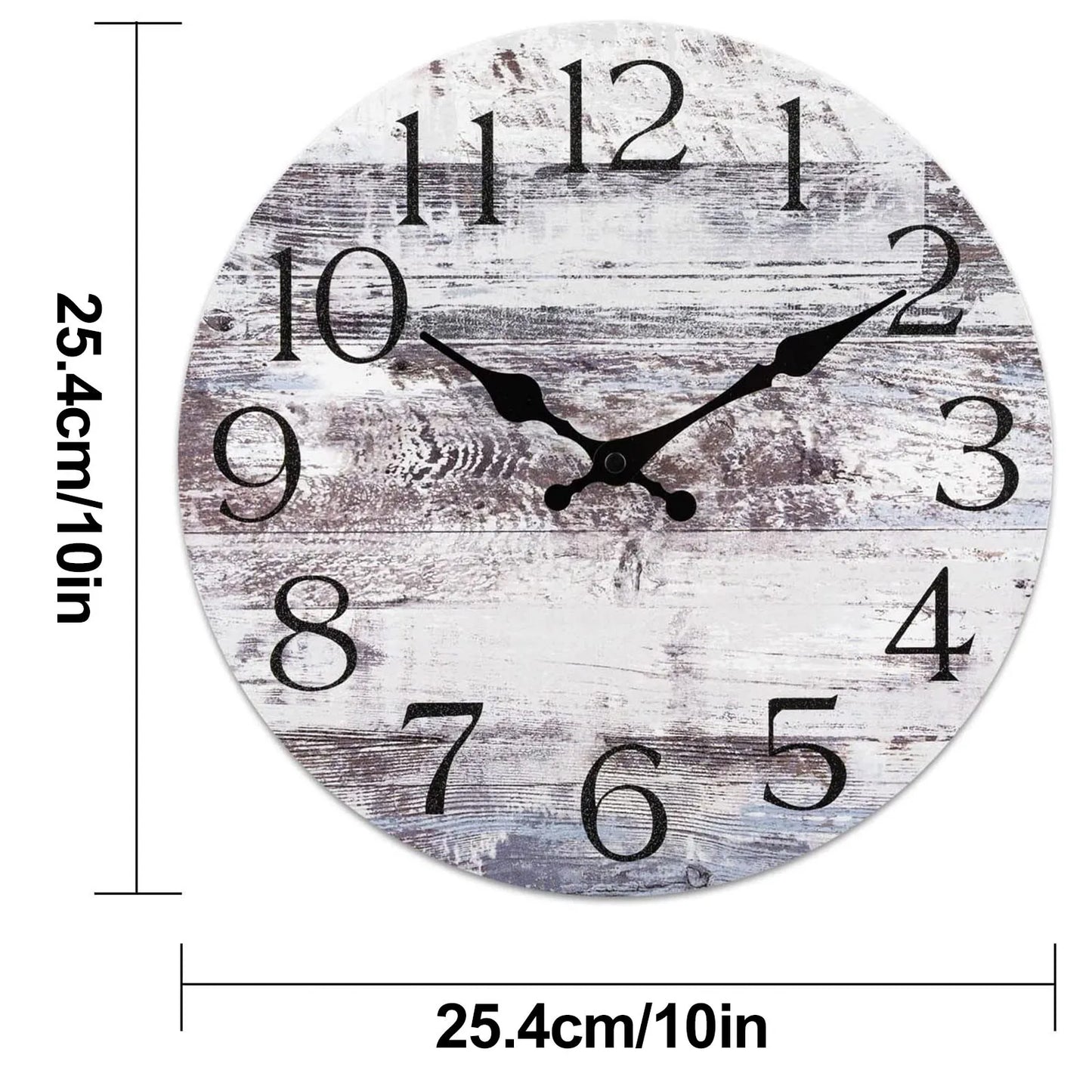 Reloj de pared de madera moderno