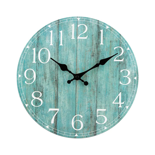 Reloj de pared de madera moderno